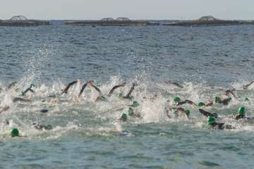El XXVIII Triatlón de Salinetas-Telde (Foto Antonio Rico)